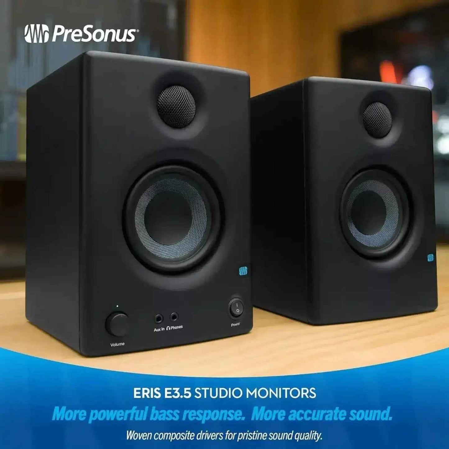 PreSonus Eris E3.5 3.5 2-Way Nearfield Monitors