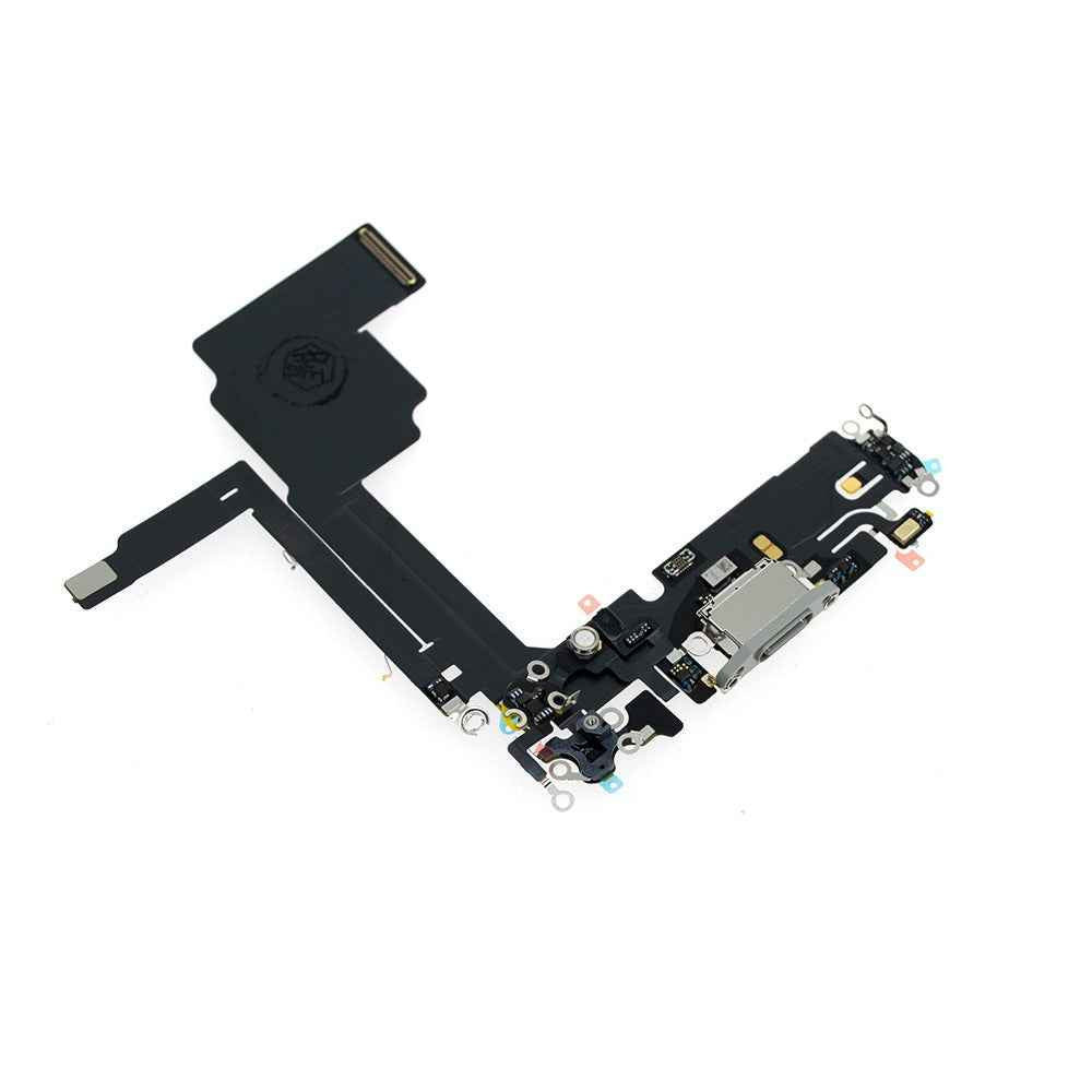 Charging Port for iPhone 15 Pro (PULL-A)-White Titanium