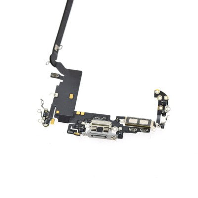 Charging Port for iPhone 17 Pro Max (Chinese Version) (PULL-A)-Silver