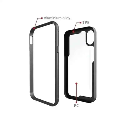 Pure Adventure Metal case 3m drop tested Iphone Xr 6.1 - Black