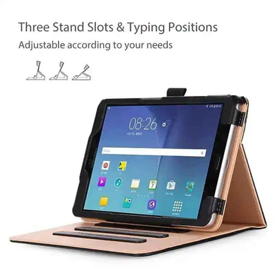 Pure Guardian 2 Case Samsung Tab A 8 2017 T385- Black With Strap And In-build Screen Guard