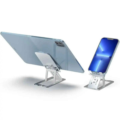 REDEFINE Adjustable Lifting Folding Portable Desktop Aluminum Holder-Silver