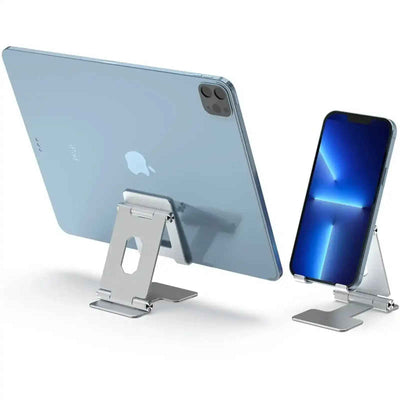 REDEFINE Folding Portable Desktop Aluminum Holder-Silver