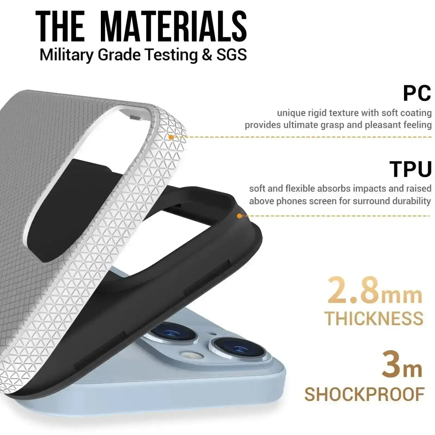 Rhinos Rugged Shockproof Case for iPhone 15 Plus - MyMobile