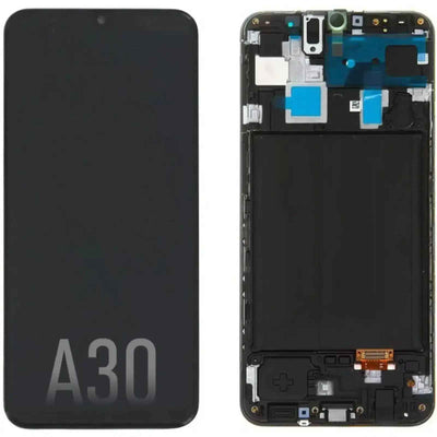 Samsung Galaxy A30 A305F OLED Screen Replacement Digitizer GH82-19202A/19725A (Service Pack)-Black