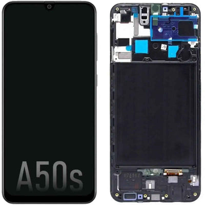 Samsung Galaxy A50s A507F OLED Screen Replacement Digitizer (Service Pack)-Black