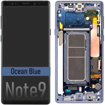 Samsung Galaxy Note 9 N960F OLED Screen Replacement Digitizer GH97-22269B22270B (Service Pack)-Ocean Blue