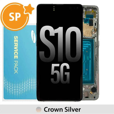 Samsung Galaxy S10 5G G977B OLED Screen Replacement Digitizer with Frame(Service Pack)