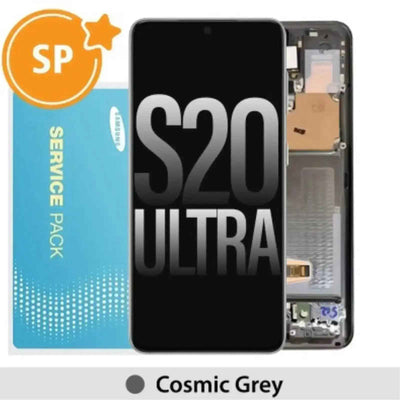 Samsung Galaxy S20 Ultra G988 OLED Screen Replacement Digitizer (Service Pack)