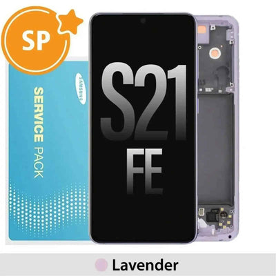 Samsung Galaxy S21 FE 5G G990B OLED Screen Replacement Digitizer (Service Pack)