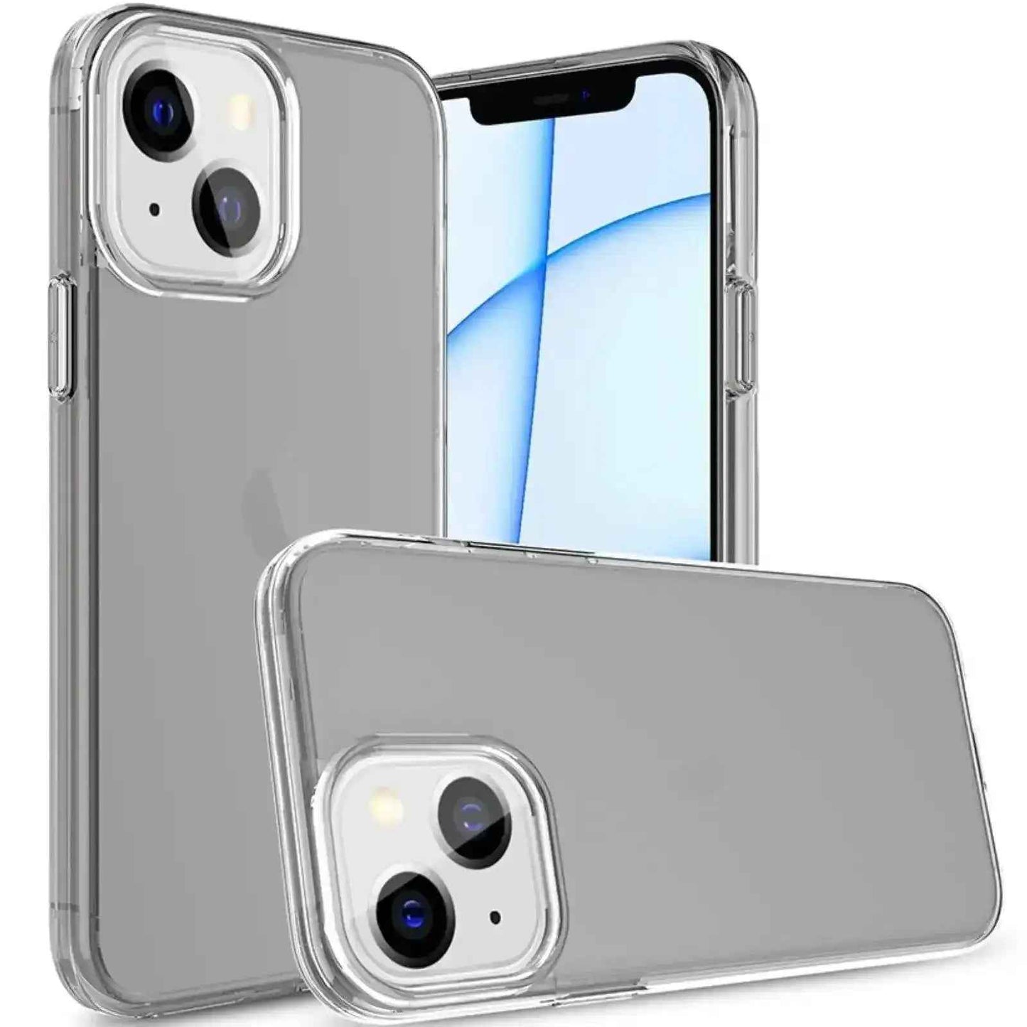 Ultimake Shockproof Case Cover for iPhone 15 Black Clear