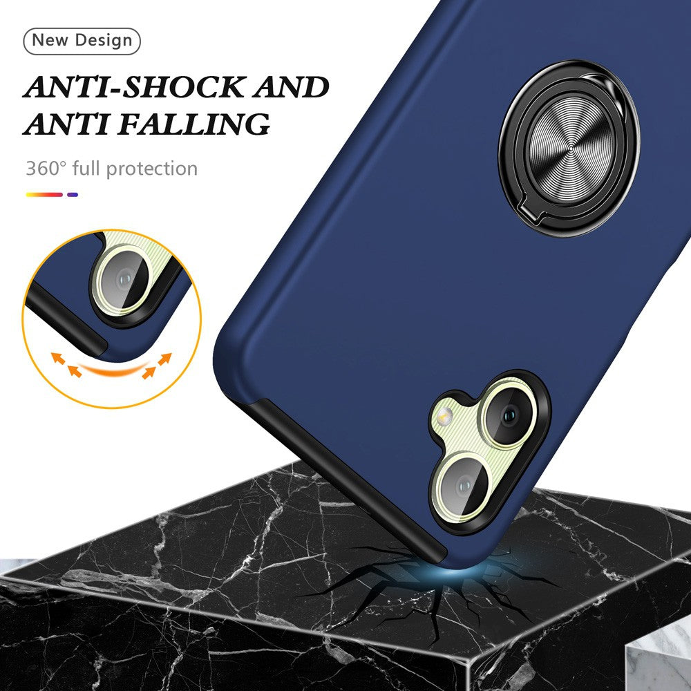 Magnetic Ring Holder Shockproof Case Cover for Samsung Galaxy A07 4G A075