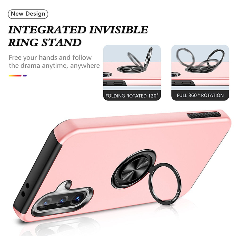 Magnetic Ring Holder Shockproof Case Cover for Samsung Galaxy A36 5G A366 / A37 5G A376 / A56 5G A566