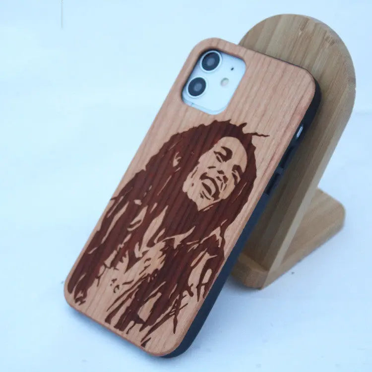 Wooden Mobile Phone Case Personality Protective Cover Online Only