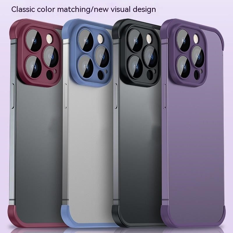 Frameless Bumper Lens Protector Drop-resistant Ultra-thin Mobile Phone Bare Case For iPhone 15