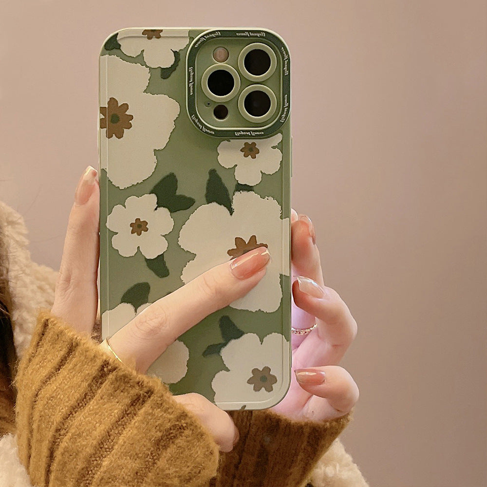 Back Cover Flower Art Applicable Phone Case For iPhone 15