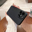 Metallic Paint PC With Lens Protector Solid Color Phone Case For iPhone 15