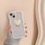 Love Wave Border Phone Case Transparent 3D For iPhone 14