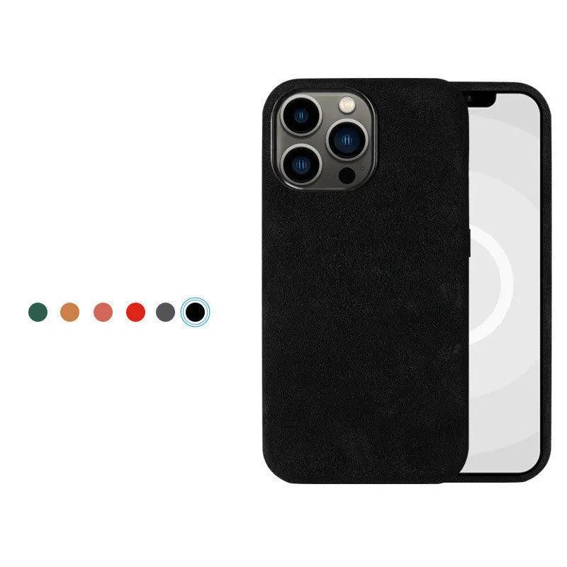 Plush Warm All Inclusive Mobile Phone Case Magnetic Type - MyMobile