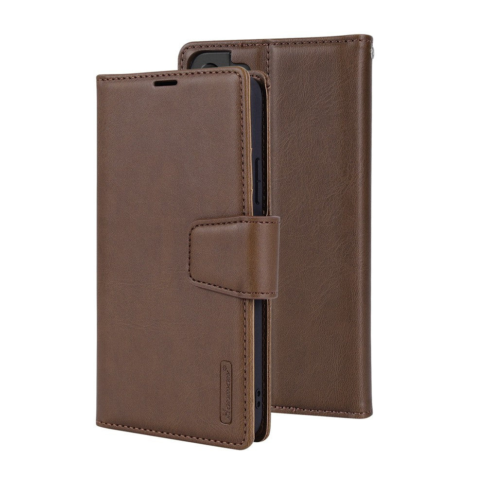 Hanman 2 in 1 Detachable Flip Leather Wallet Case With Magnetic Ring for Samsung Galaxy S24 Plus