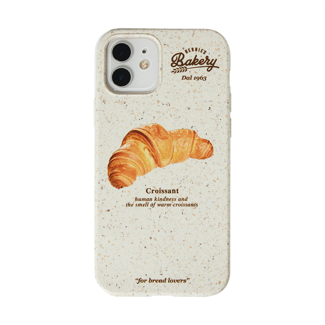 Biodegradable Croissant Mobile Phone Case For iPhone 15