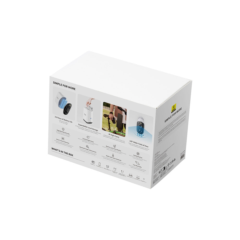Baseus Security N1 Outdoor Camera 2K 2-Cam Kit