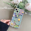 Retro Oil Painting Phone Case Blu-ray Flowers Shockproof Case For iPhone 14