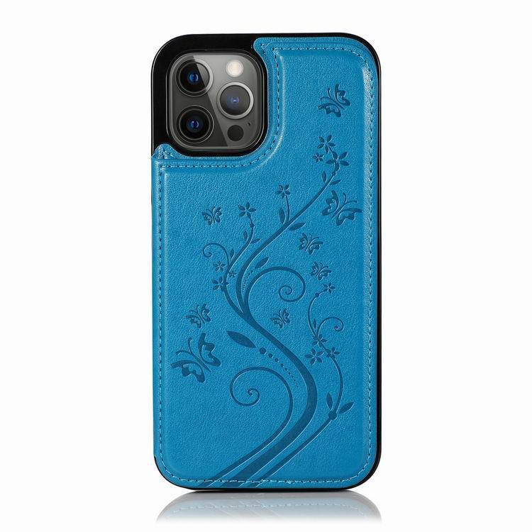 Butterfly Embossed Phone Case For iPhone 14