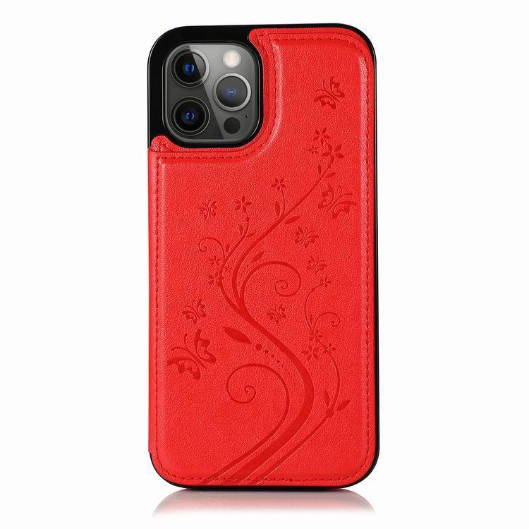 Butterfly Embossed Phone Case For iPhone 14