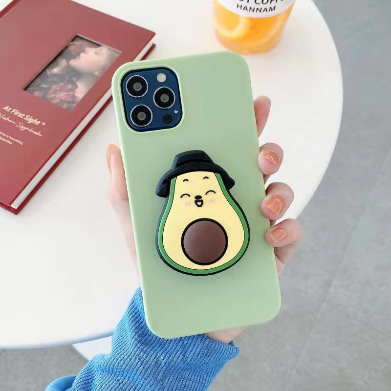 Cute Fruit Holder Phone Case For iPhone 14 Pro