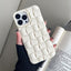 Women's Fashion Woven Check Cell Phone Case For iPhone 14