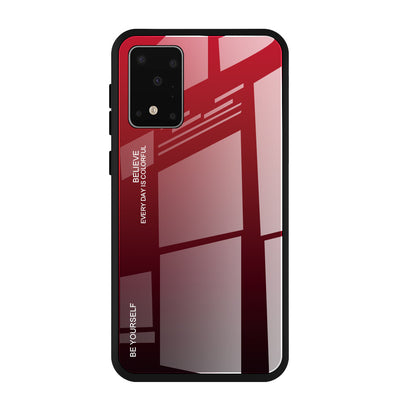 Gradient glass phone case For Samsung Galaxy A series