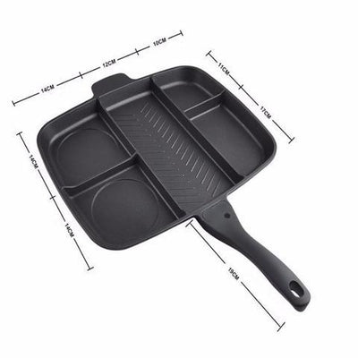 Multifunctional Frying Pan Bakeware 5 in 1