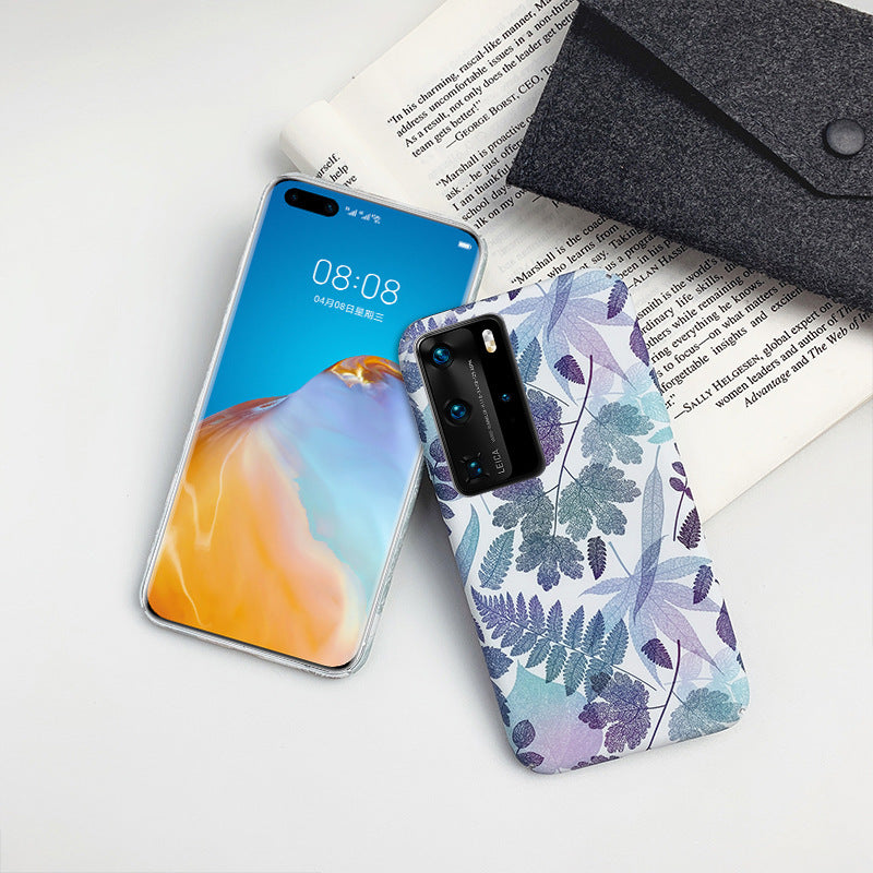 Simple leaf phone case For Huawei P 40