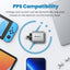 iQuick NANO ENERGY 2 30W PD3.0 Dual USB-C Ports Charging Adapter