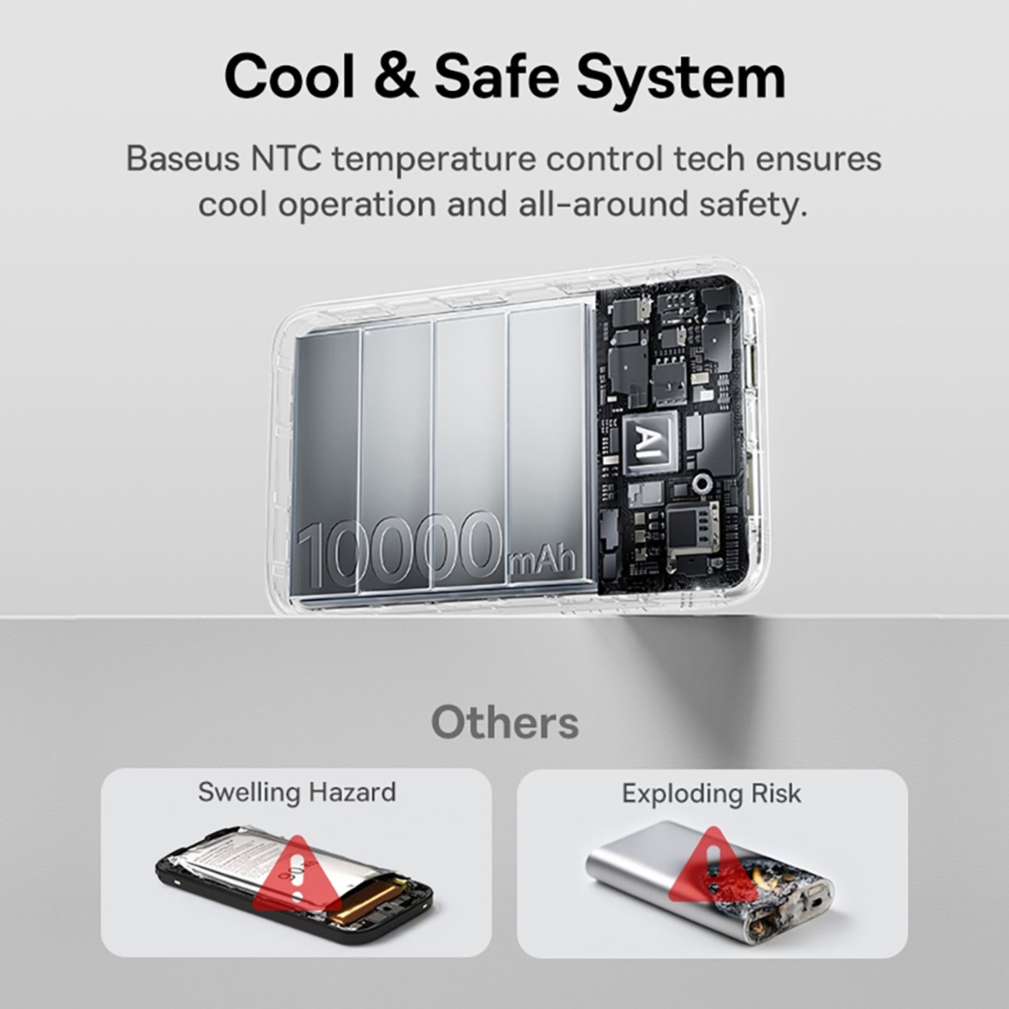 Baseus EnerFill FC11 Digital Display Power Bank with Dual Built-in Cables 10000mAh 22.5W