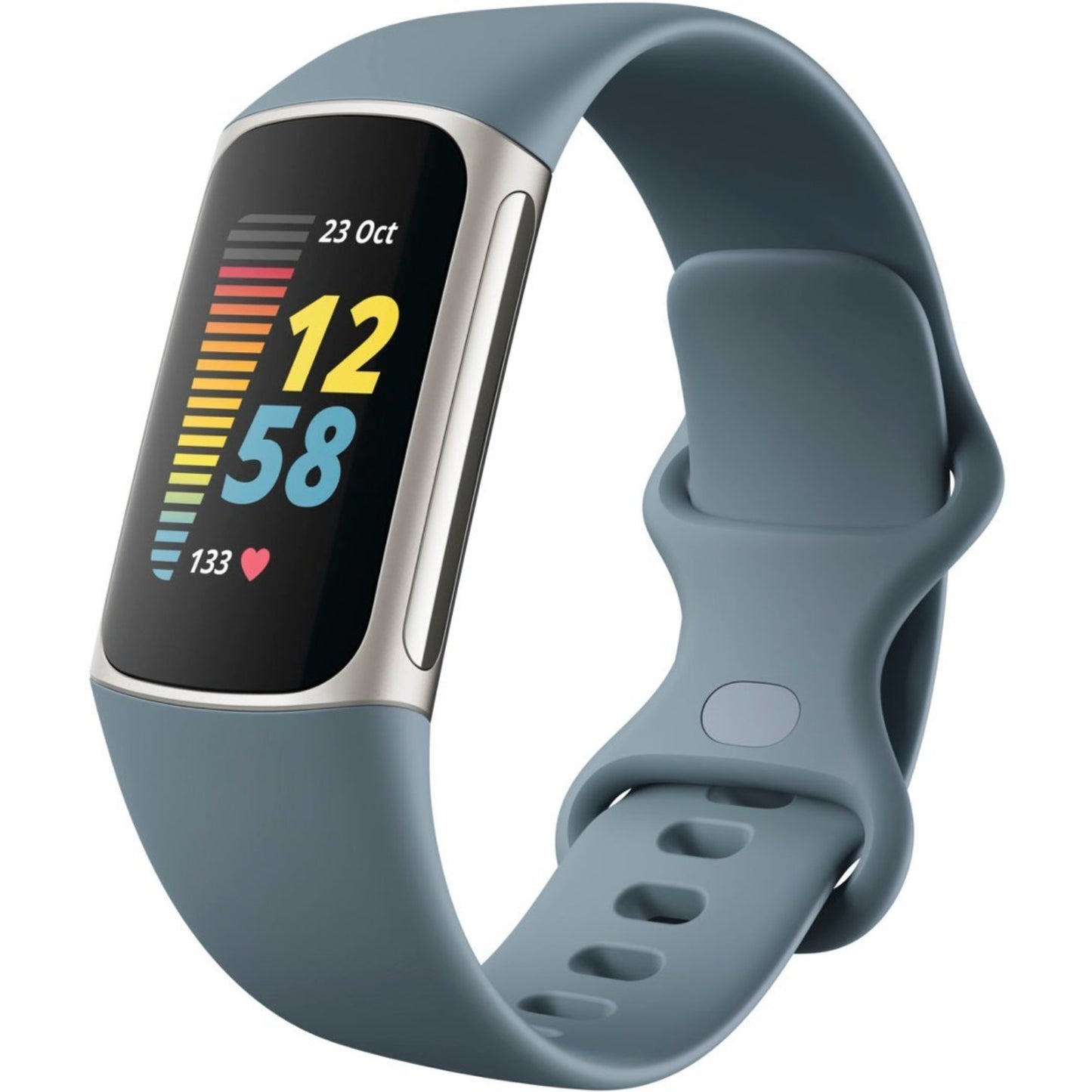 Fitbit Charge 5 Tracker Platinum w/Blue Band