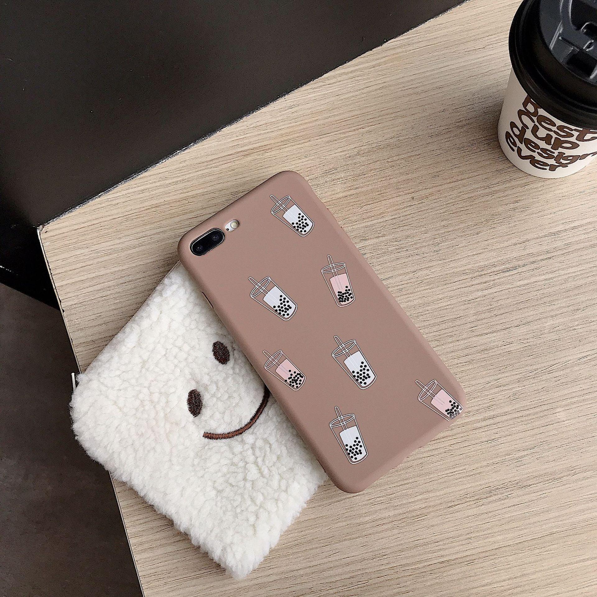 Pearl milk tea mobile phone case - MyMobile