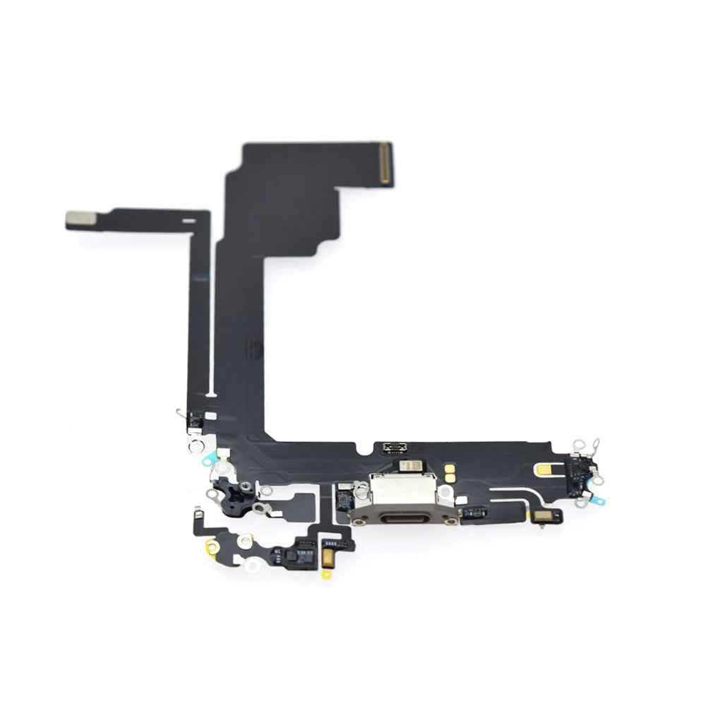 AMPLUS Charging Port for iPhone 15 Pro Max -Natural Titanium