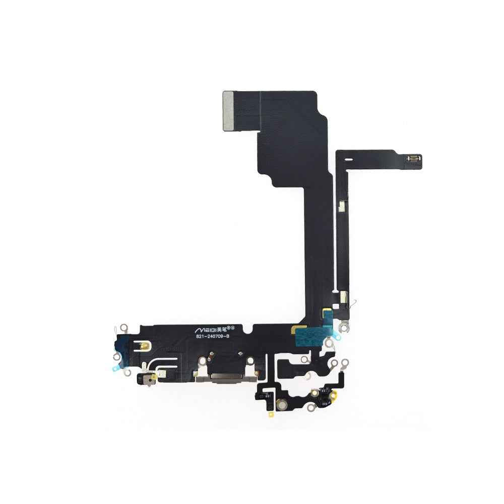 AMPLUS Charging Port for iPhone 15 Pro Max -Natural Titanium