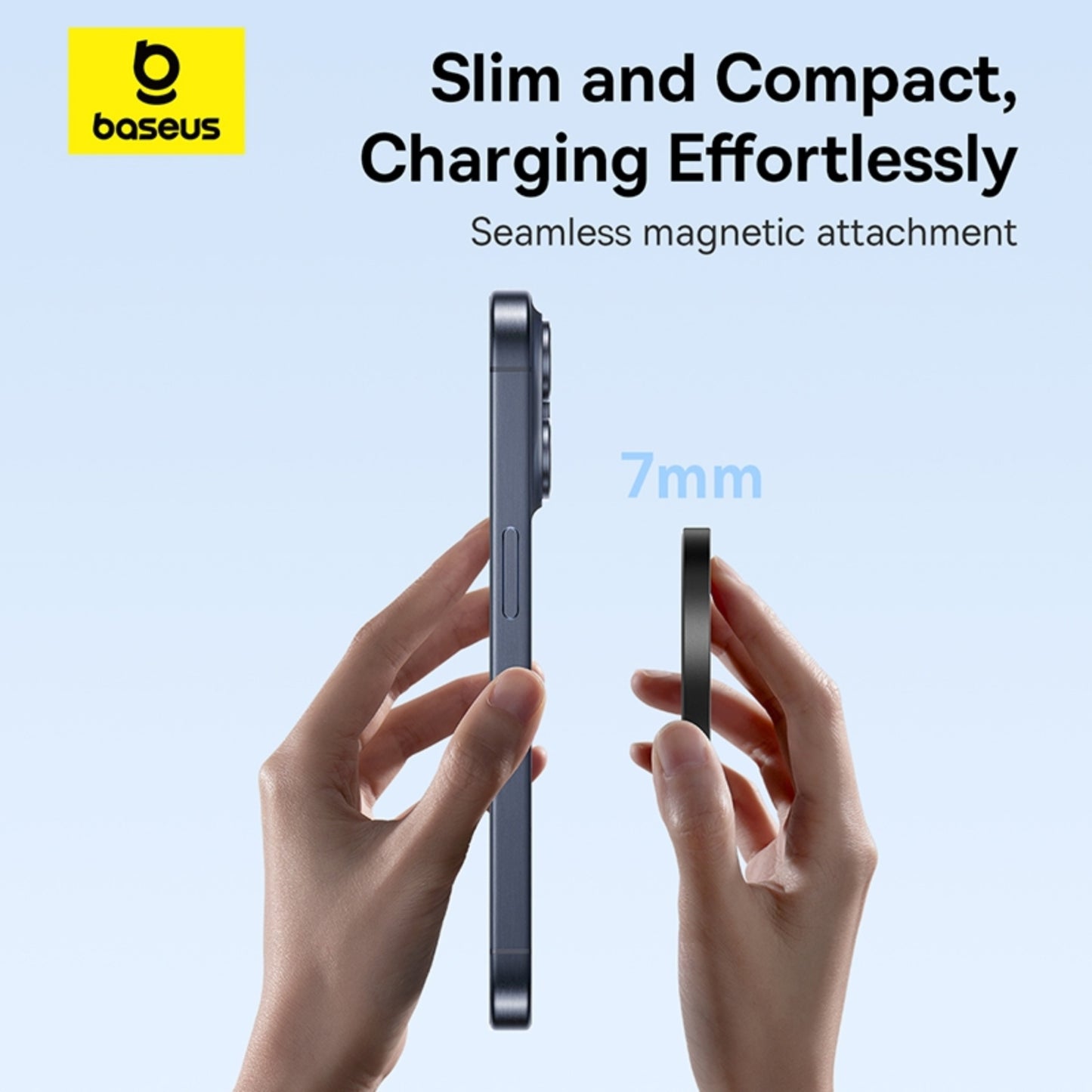 Baseus Simple Mini4 Air Magnetic Wireless Charger Qi2 15W