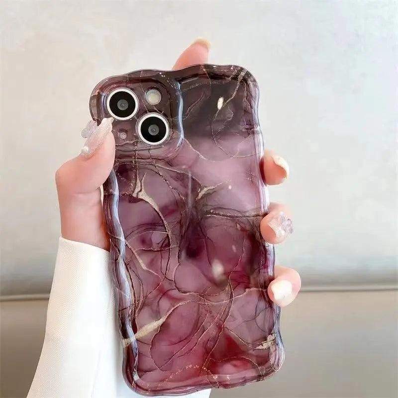 Blooming Marbling Color Drop-resistant Phone Case Online Only