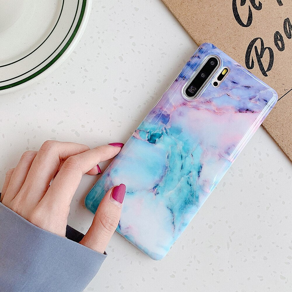 Rainbow Marble Full Cover Case For Samsung Galaxy S20