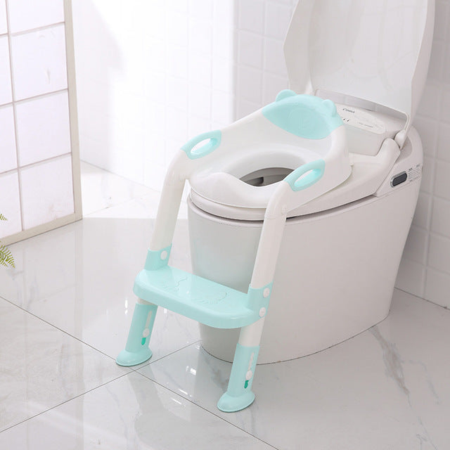 Folding toilet cow toilet