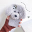 3D Plush Teddy Pet Dog Cute Soft Phone Case Back Cover For iPhone 15