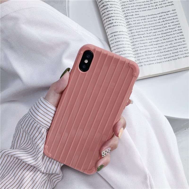 Solid color tpu suitcase phone case - MyMobile