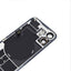 BQ7 Rear Cover Glass with Camera Lens Glass and Wireless NFC Charging with Flash Flex Cable for iPhone 16-Black