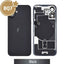 BQ7 Rear Cover Glass with Camera Lens Glass and Wireless NFC Charging with Flash Flex Cable for iPhone 16-Black