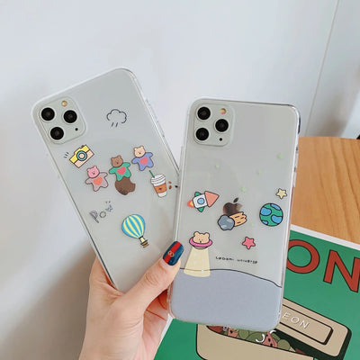 Ins cute bear mobile phone case Online Only