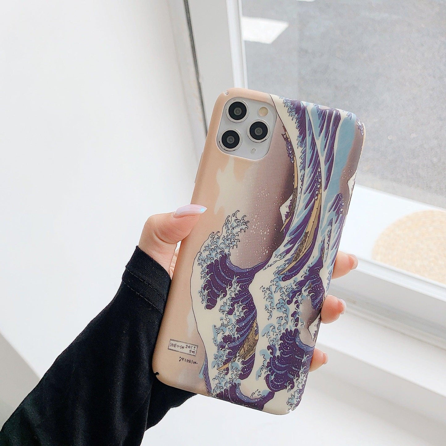 Art oil painting ocean wave mobile phone case - MyMobile